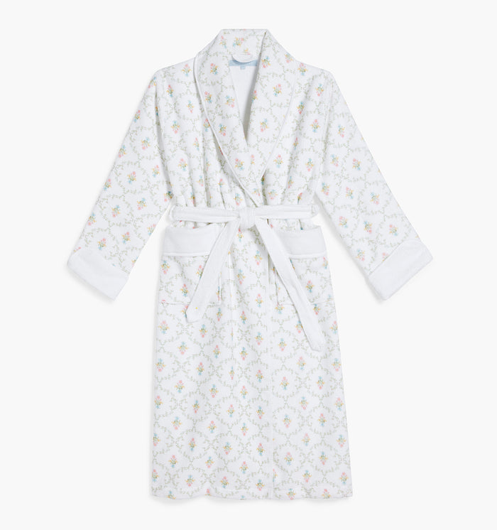 The Hotel Robe - Pastel Trellis