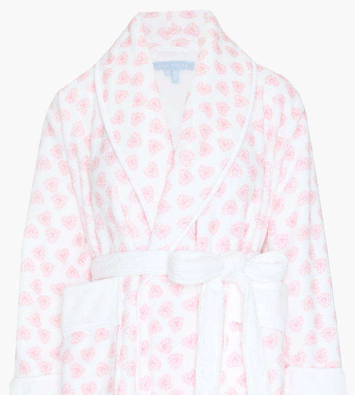 monogram: pink-doily-heart