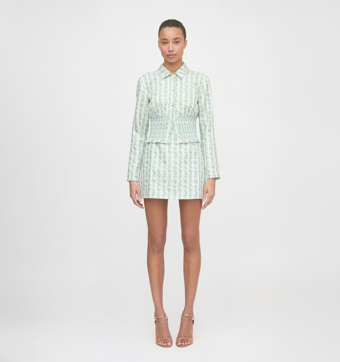 The Hunter Jacket - Brocade Vine Stripe