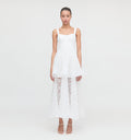 The Isabelle Dress - White Floral Organza
