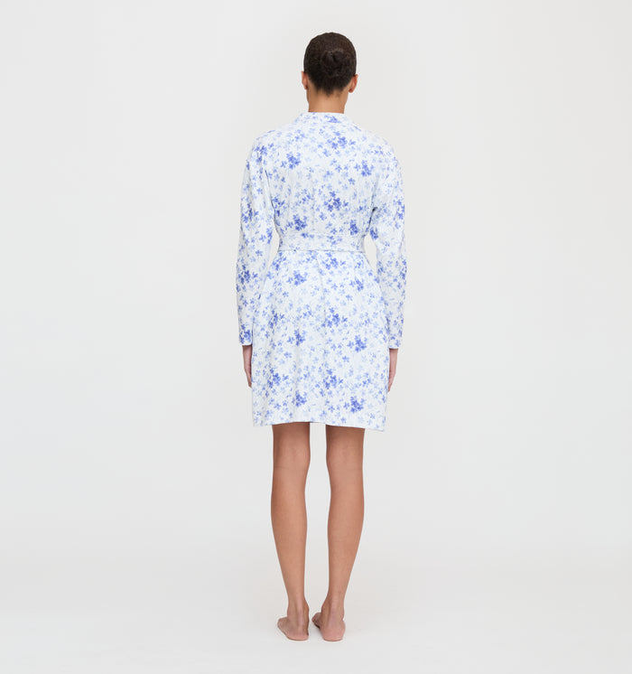 The Ivory Robe - Blue Sweet Peas