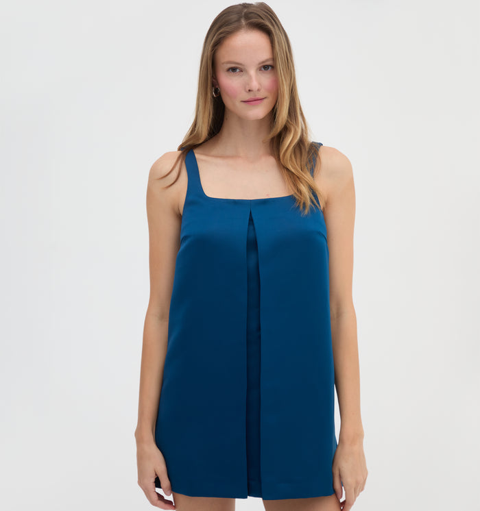 The Jasper Dress -  Peacock Blue