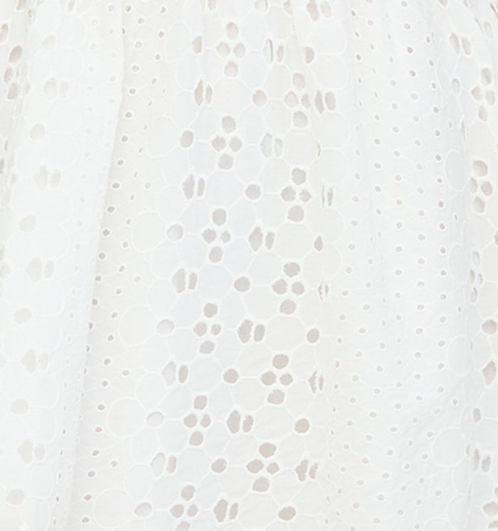 The Joanna Dress - White Floral Broderie