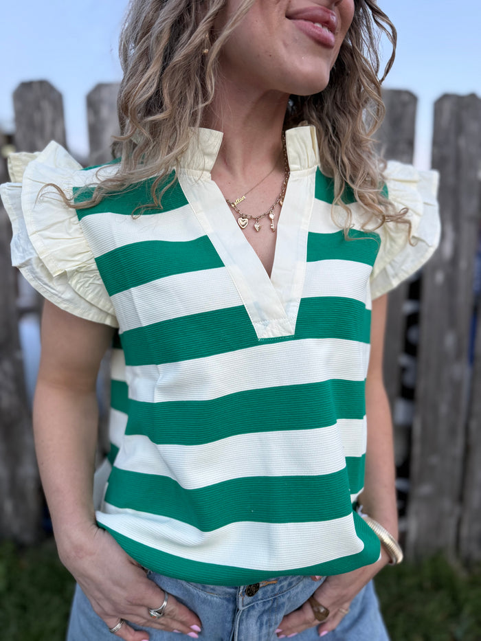 The Kelly Green Blouse
