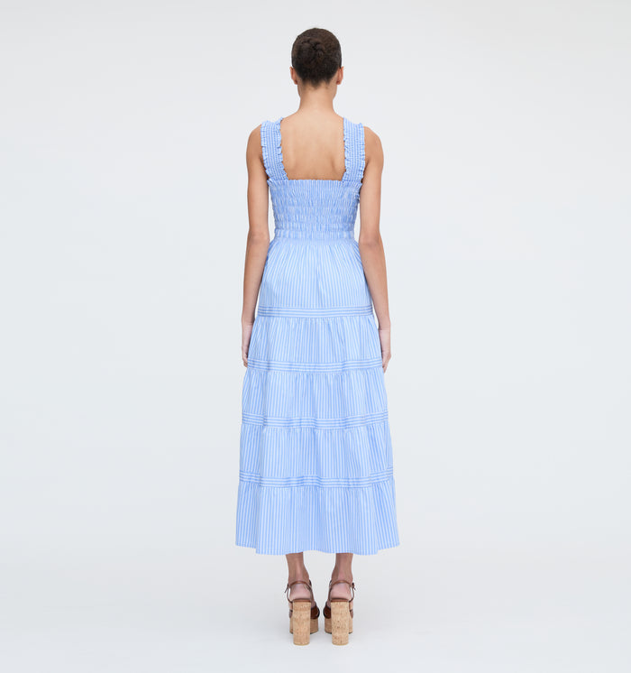 The Kimmy Maxi Nap Dress - Blue Stripe