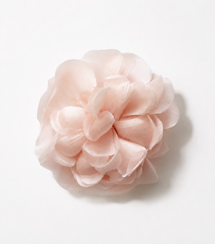 The Large Flower Pin - Pale Pink