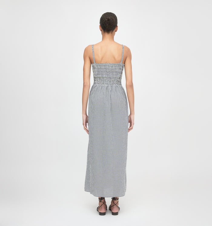 The Larissa Nap Dress - Black/Sand Gingham