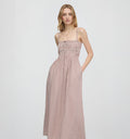 The Larissa Nap Dress - Cognac Gingham