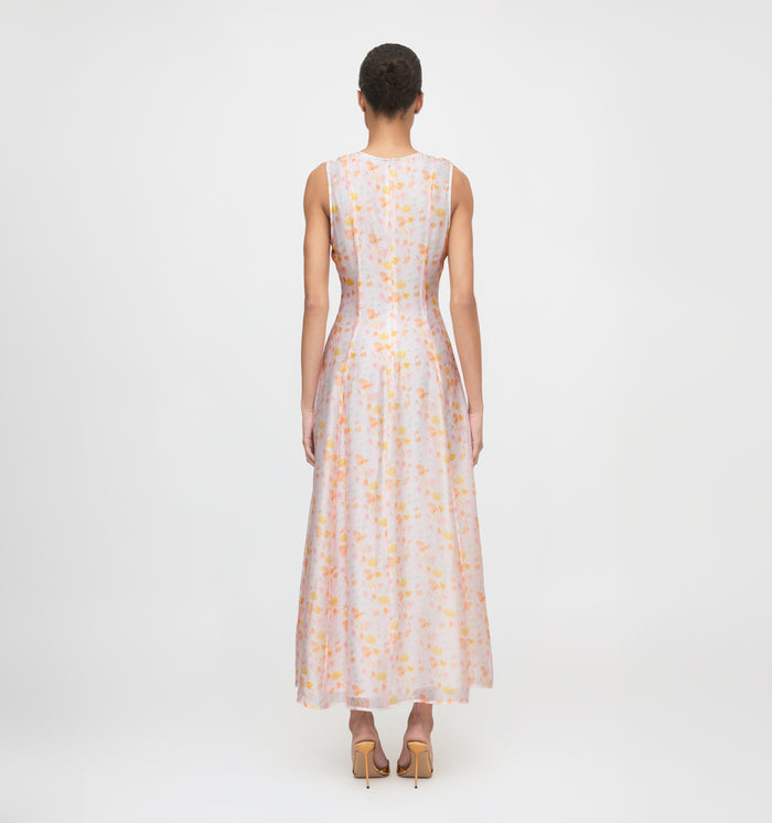 The Leanne Dress - Sunwashed Petals