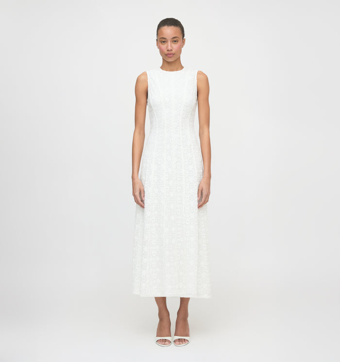 The Leanne Dress - White Lace