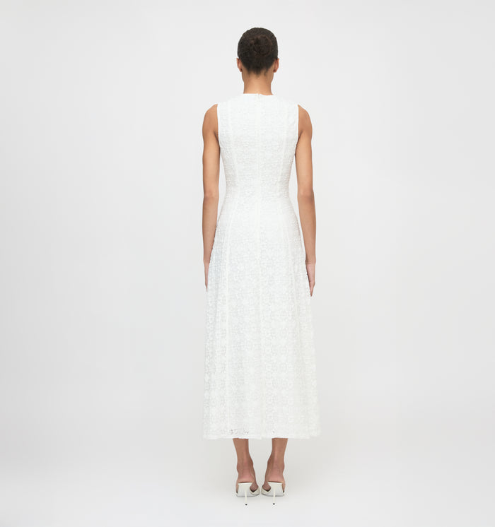 The Leanne Dress - White Lace