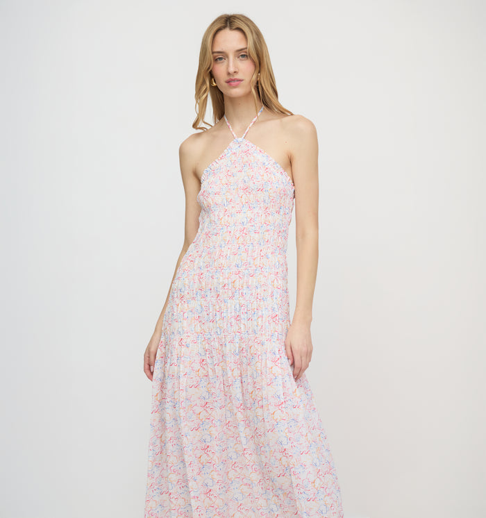 The Lenora Beach Dress - Camo Fish