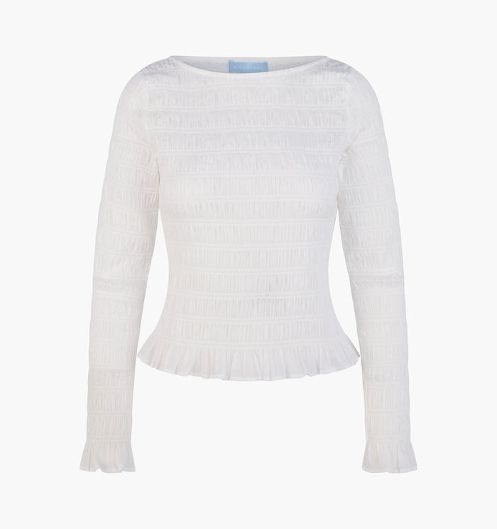 The Lexi Nap Top -  Antique White