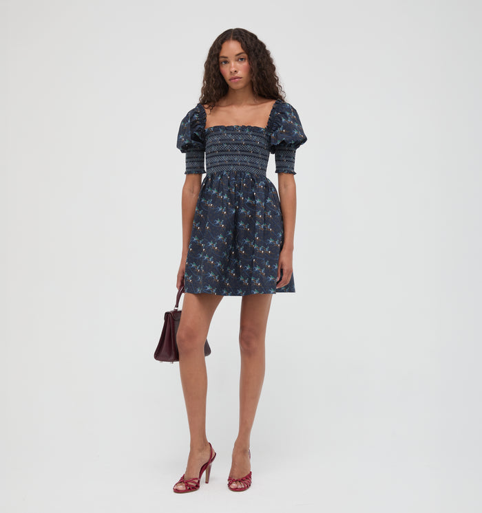 The Lila Nap Dress -  Clydesdale Canter Navy
