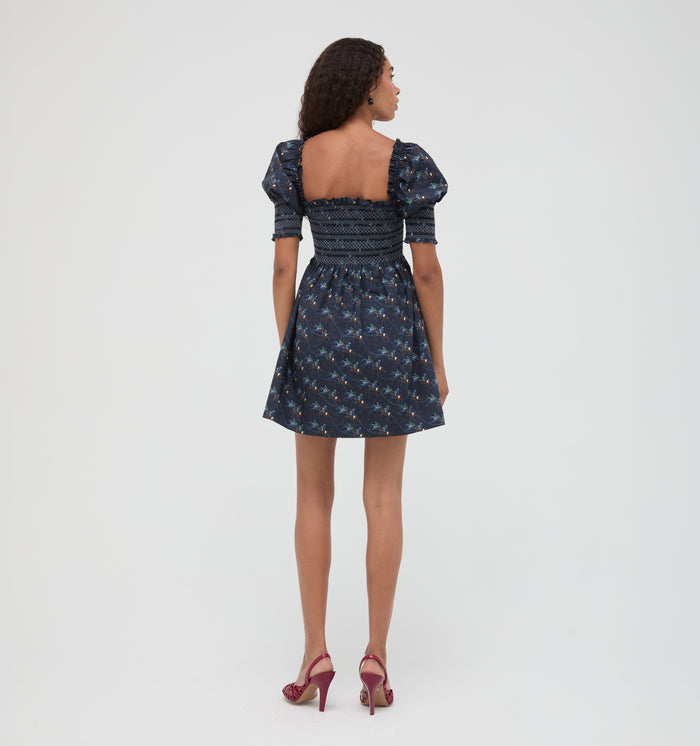 The Lila Nap Dress -  Clydesdale Canter Navy