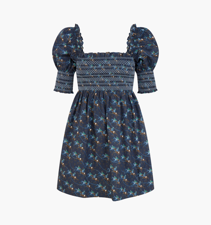 The Lila Nap Dress -  Clydesdale Canter Navy