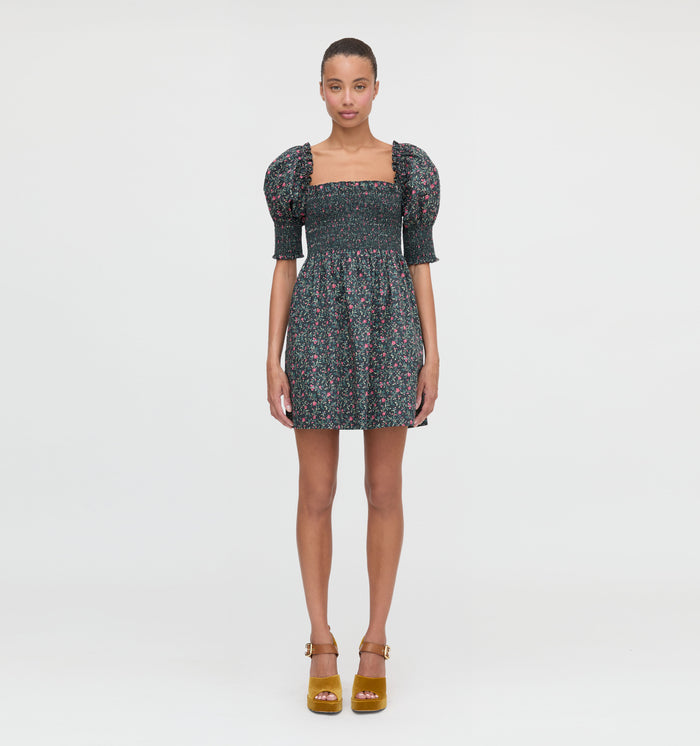 The Lila Nap Dress in Florentine Ditsy color: Florentine Ditsy