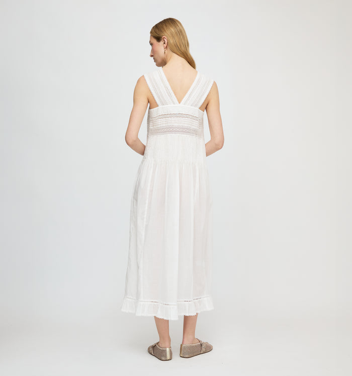 The Lorelai Nightgown - Ivory Washed Voile
