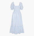 monogram: blue-petal-stripe