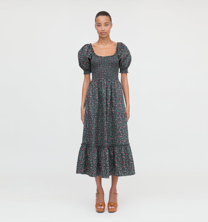The Louisa Nap Dress in Florentine Ditsy color: Florentine Ditsy