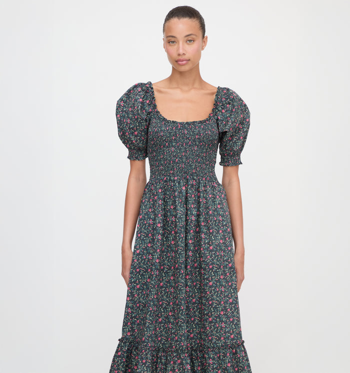 The Louisa Nap Dress in Florentine Ditsy color: Florentine Ditsy