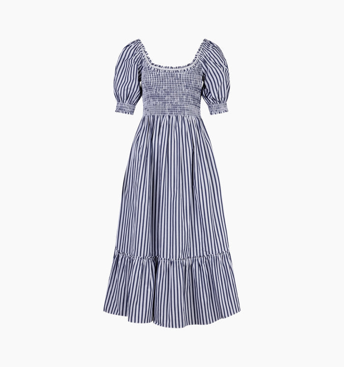 monogram: navy-stripe