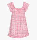 The Lucinda Nightgown - White Patchwork Doily Heart