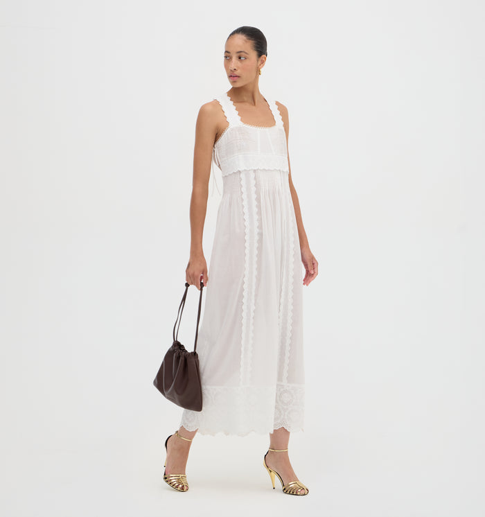 The Lux Nightgown - Pure White