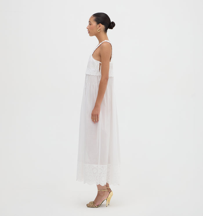 The Lux Nightgown - Pure White