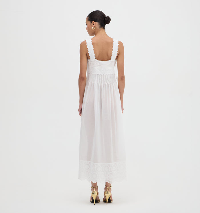 The Lux Nightgown - Pure White