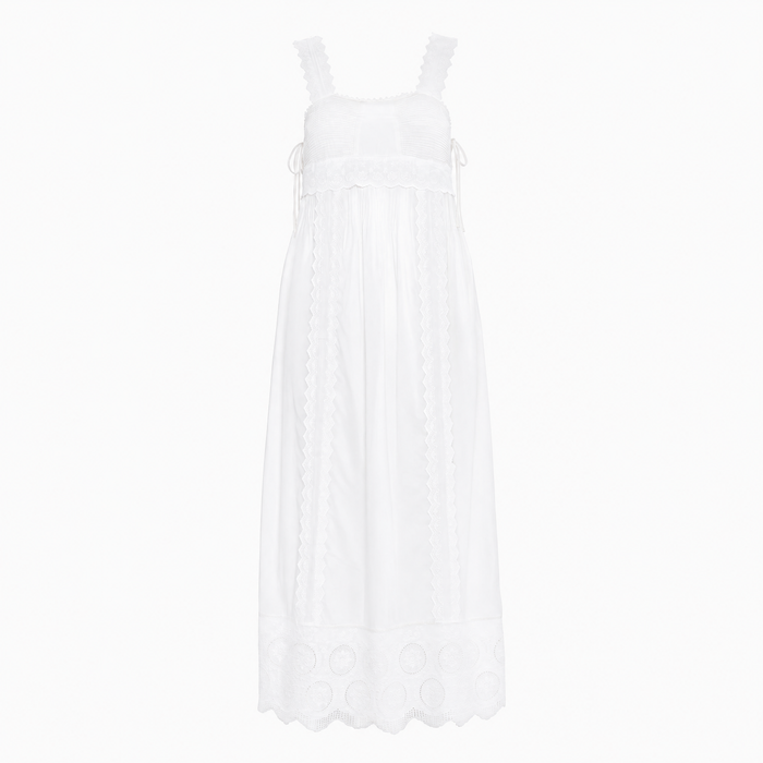 The Lux Nightgown - Pure White