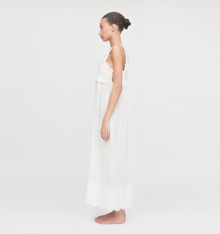 The Lux Nightgown - Soft Ivory