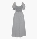 The Madeline Nap Dress - Black/Sand Gingham