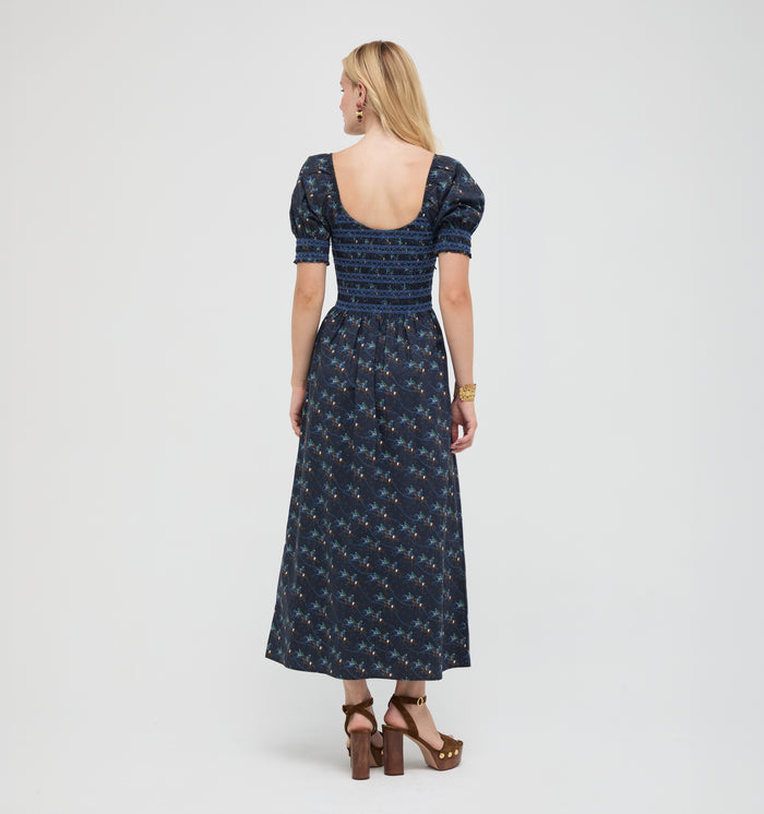 The Madeline Nap Dress -  Clydesdale Canter Navy