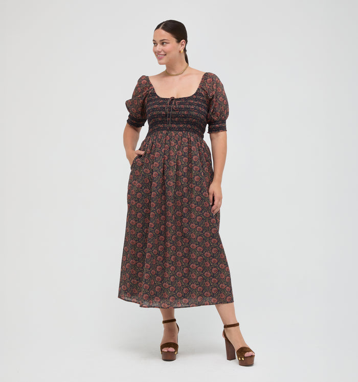 The Madeline Nap Dress -  Thornfield Tapestry