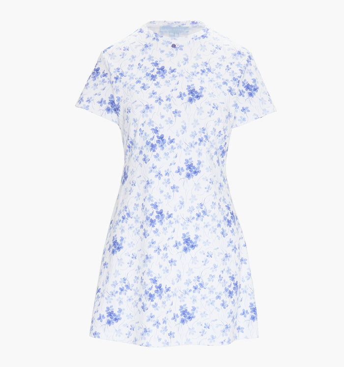 The Maggie Nightgown - Blue Sweet Peas