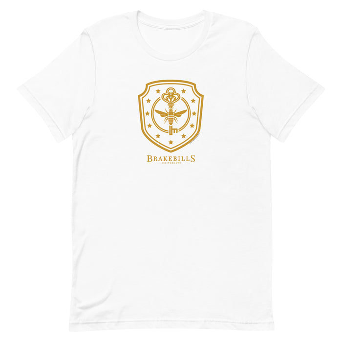 The Magicians Brakebills University graphic tee flat lay
