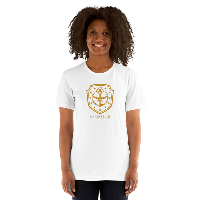 The Magicians Brakebills University cotton t-shirt lifestyle shot