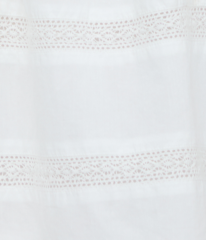 The Marin Mini Dress - White Voile