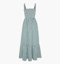 The Maternity Anjuli Nap Dress - Green Stripe