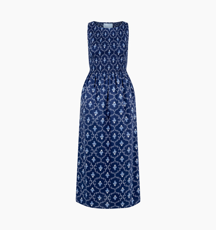monogram: navy-tonal-seersucker