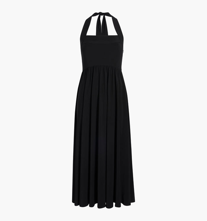 The Maternity Fleur Dress - Black Jersey