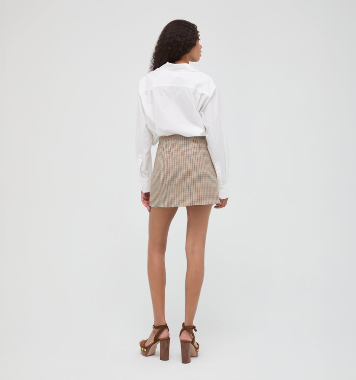 The Melody Skirt - Hertford Houndstooth