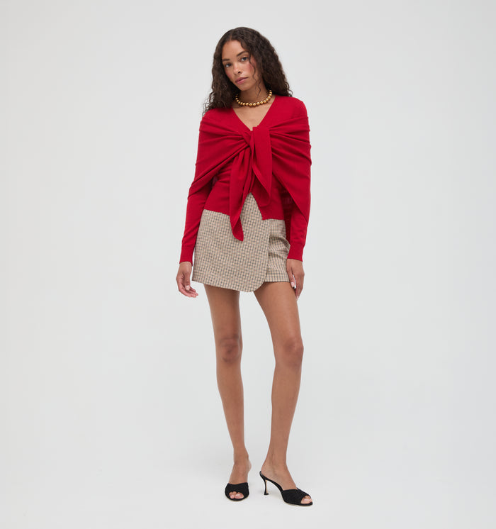 The Melody Skirt - Hertford Houndstooth