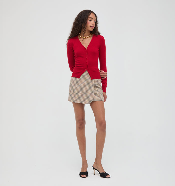 The Melody Skirt - Hertford Houndstooth