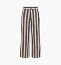 The Mindy Pant -  Coln Ticking Stripe Chocolate