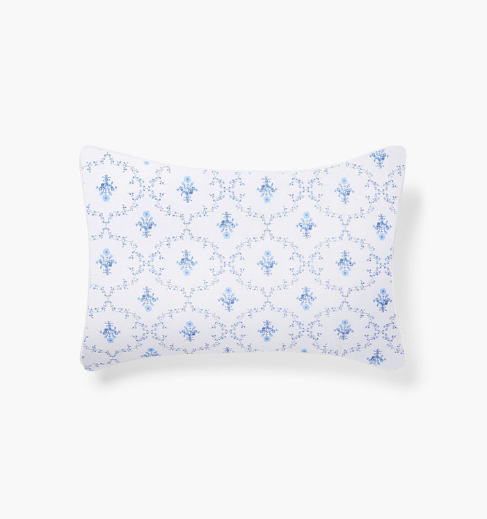The Mini Pillowcase - Blue Trellis