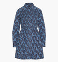 The Mira Dress in Navy Cala Paisley color: Navy Cala Paisley