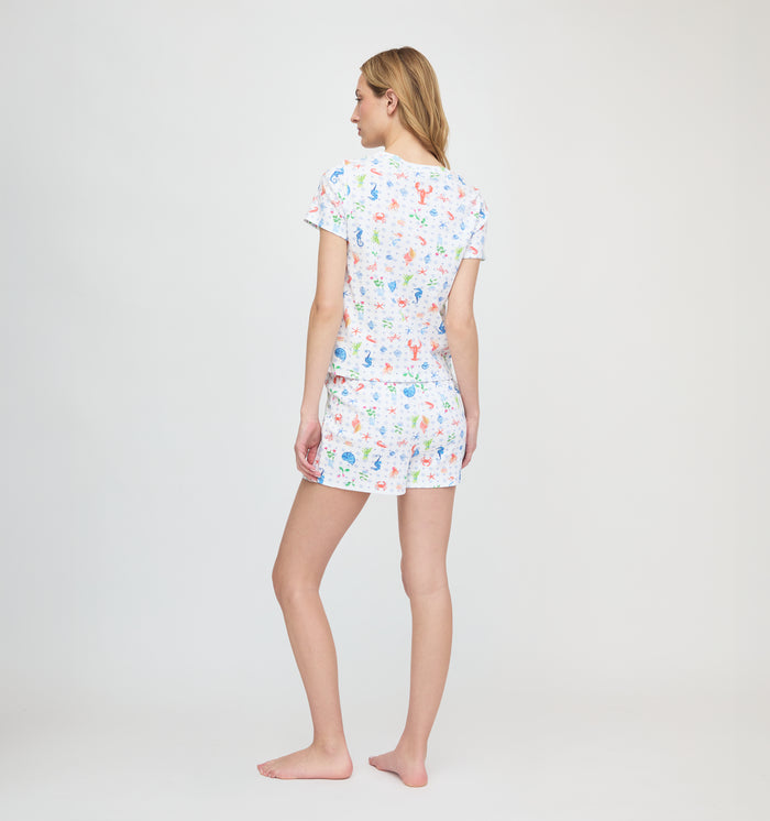The Nina Pajama Set - Nantucket Seas