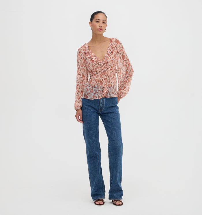 The Odette Top -  Meadowbrook Floral